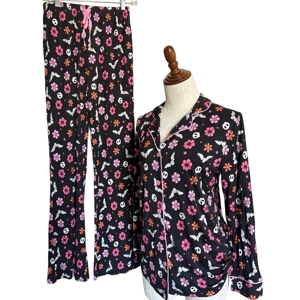 NWT Dream Big Little Co x Hollie Woodward Halloween Bamboo Pajama Set S